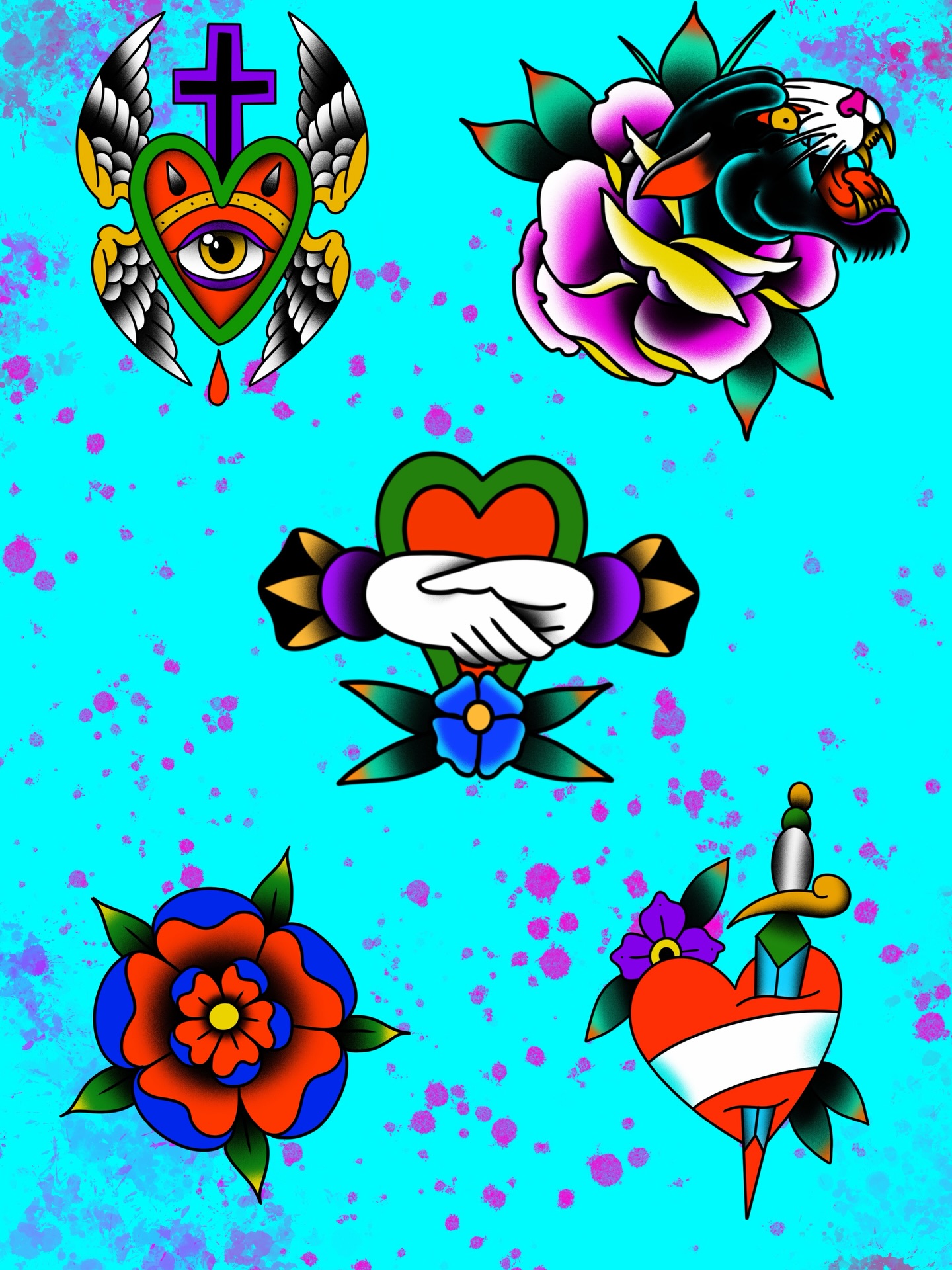Color flash sheet 6